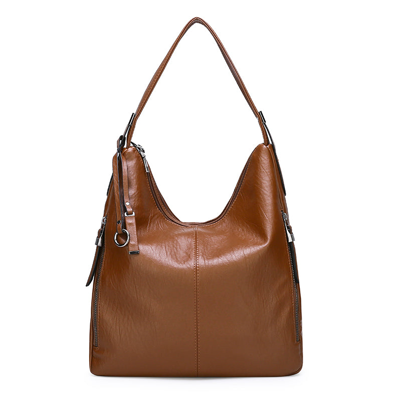 The Everyday Soft Leather Shoulder Bag – Women’s PU Tote