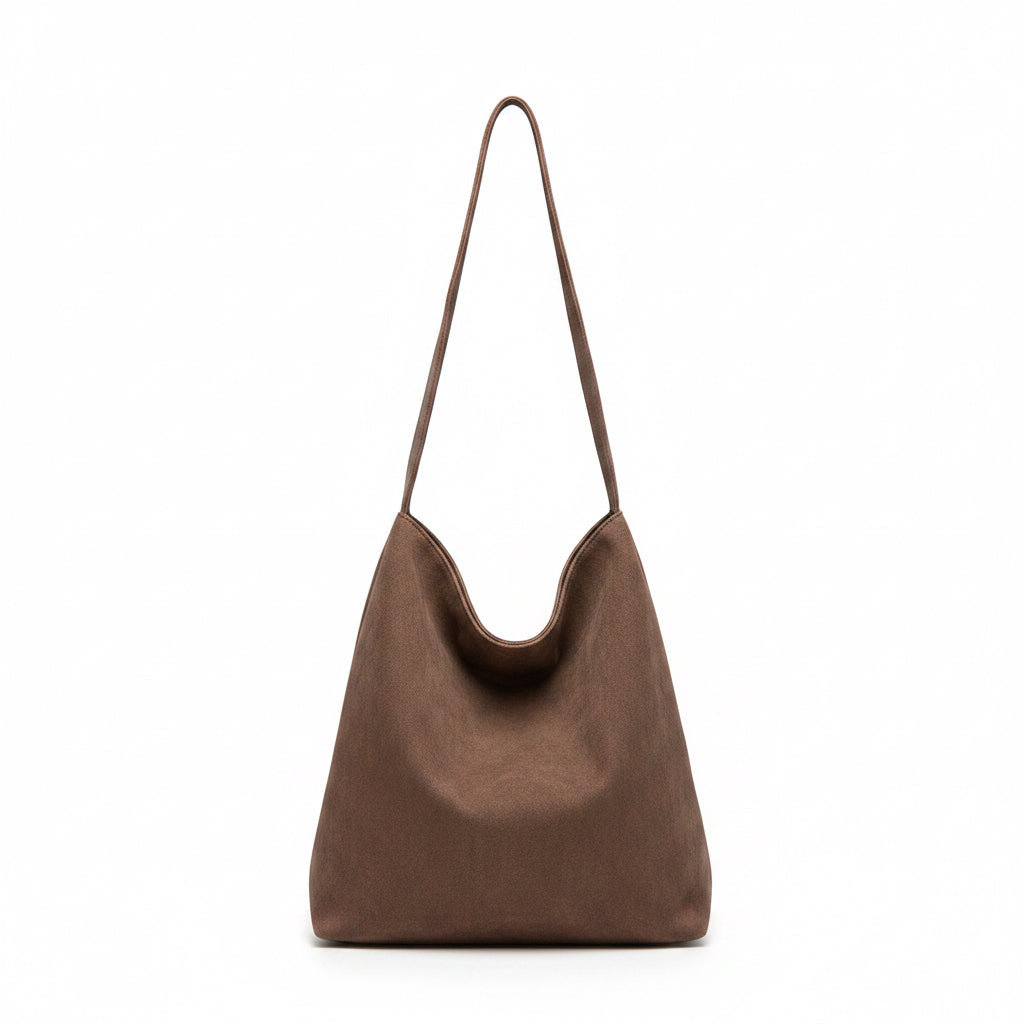 The Velvet Hour Bag – Women’s Large Suede Shoulder Bag