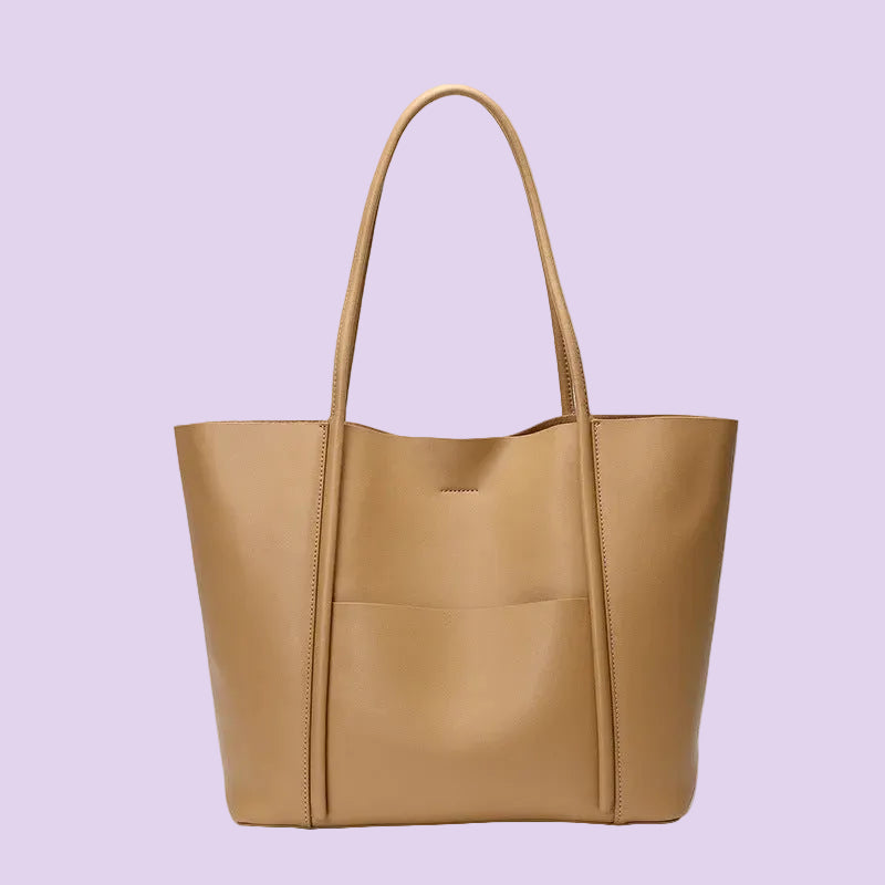 The Velora Tote – Genuine Cowhide Leather Bag