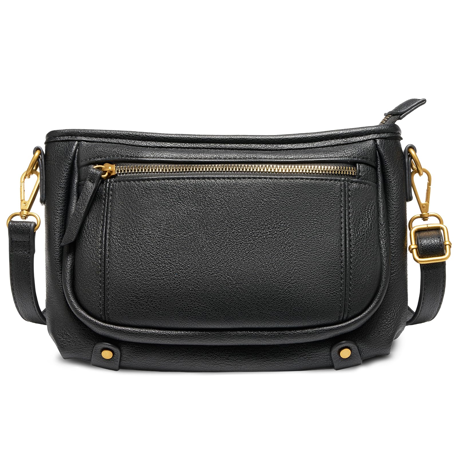 Marvolia Vegan Leather Crossbody Purse – Adjustable Strap