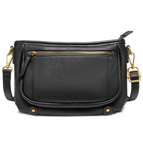 Marvolia Vegan Leather Crossbody Purse – Adjustable Strap