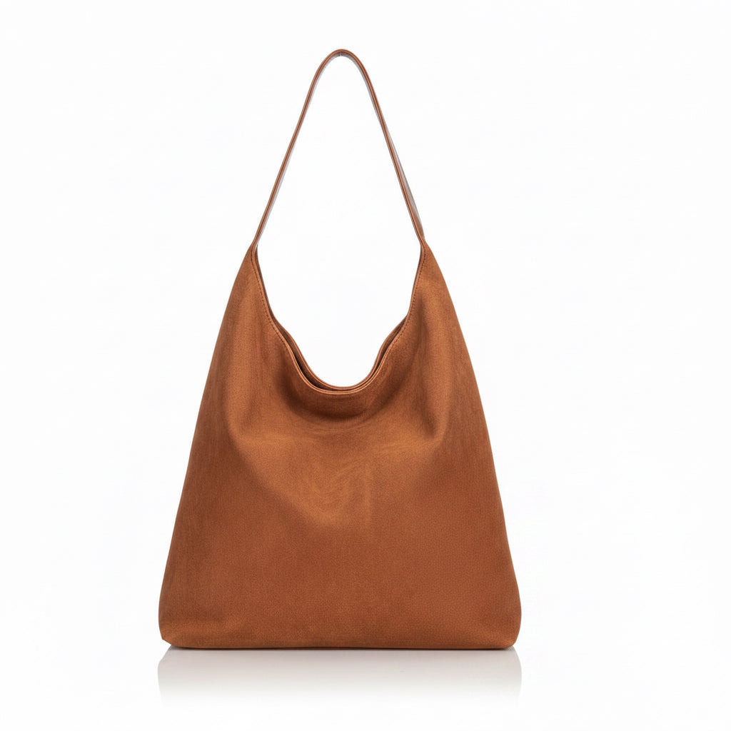 The Velvet Hour Bag – Women’s Large Suede Shoulder Bag