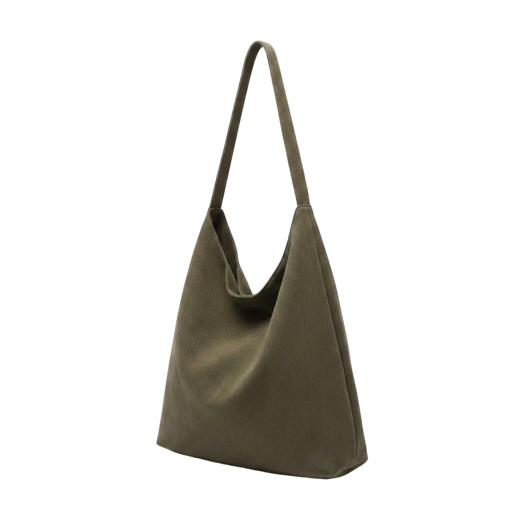 The Velvet Hour Bag – Women’s Large Suede Shoulder Bag