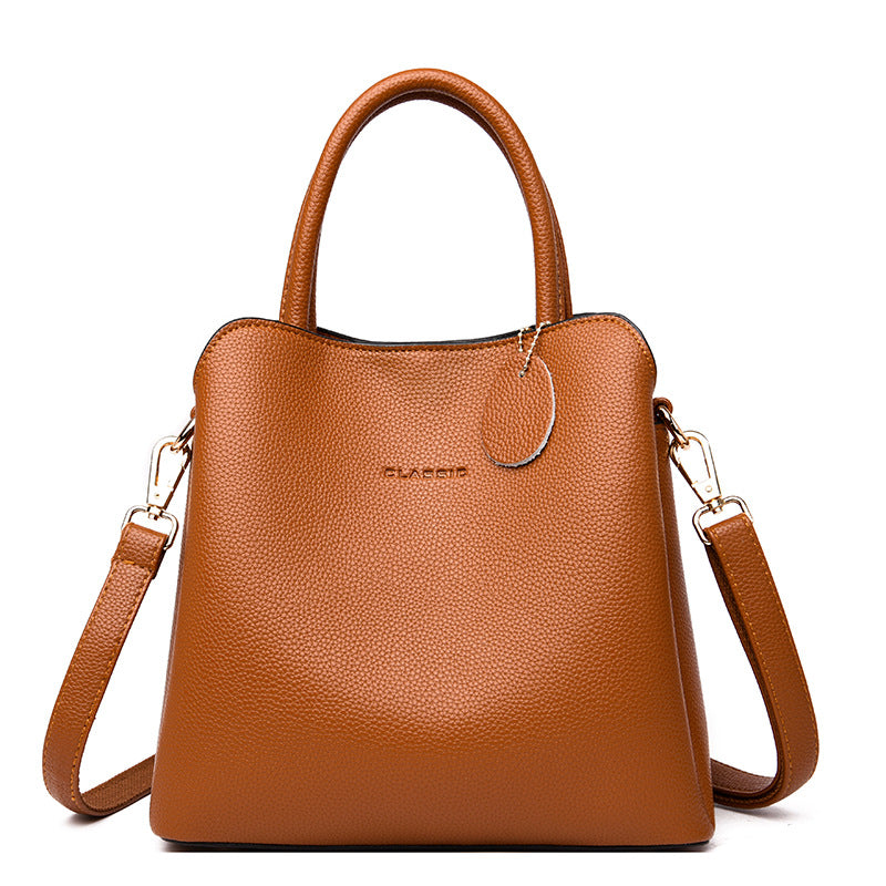 The Carry-All Tote – Soft PU Leather Shoulder Bag