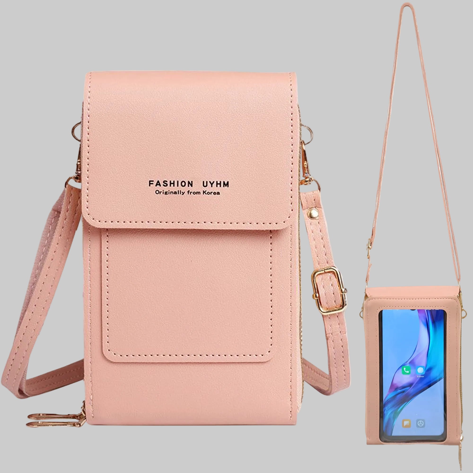 PORT&LOTUS Leather Crossbody – Phone & Card Holder